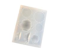 Small Teapot Shaped Silicone Mold Lightweight for Making Dessert Toppers and Decorative Figures Tiny Tea Cup Mold