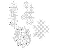 Small Texture Dies - Sweet Dixie Cutting Die,Silver