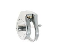 Small Thickened Stainless Steel Flat Chastity Lock with Hollow Catheter Chastity Device, Male Abstinence Large Chastity Cage Wearable Penis Cage Sex Toy