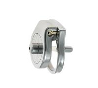 Small Thickened Stainless Steel Flat Chastity Lock with Hollow Catheter Chastity Device, Male Abstinence Large Chastity Cage Wearable Penis Cage Sex Toy