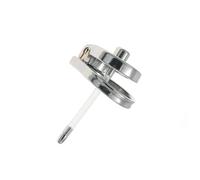 Small Thickened Stainless Steel Flat Chastity Lock with Hollow Catheter Chastity Device, Male Abstinence Large Chastity Cage Wearable Penis Cage Sex Toy