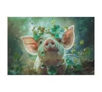 Small Things Can Create Great Moments of Happiness，Jigsaw Puzzles 1000 Piece, Teens Boys Girls Puzzles Sturdy Tight Fitting Pieces,Letters On Back for Ideal Challenging And Gift（75x50cm）-AJ7