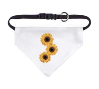 Small 'Three Sunflowers' Dog/Cat/Pet Bandana (PD00065055)
