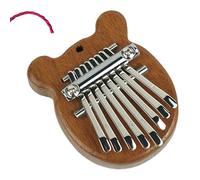 Small Thumb Piano 8 Keys - Small Piano Finger Thumb,8 Keys Solid Wood Finger Piano, Wood Mbira Finger for Home, Travel, Hotel