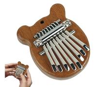Small Thumb Piano 8 Keys | Small Wood Finger 8 Keys Thumb Piano,Solid Wood Handmade Mbira Finger Piano for Kids, Adults, Friends