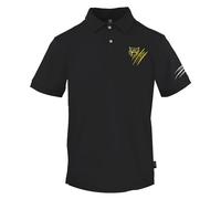 Small Tiger Scratch Logo Black Polo Shirt Plein Sport Black M