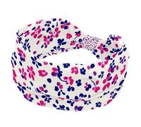Small Tiny Little Flower Pattern Wide Headbands for Women, Yoga Workout Head Bands Wide Elastic Hair Bands for Washing Face Makeup