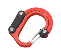 Small To, Clip - Heavy Duty Aluminum - Rotating Hooks | D-shaped bent joints, versatile clip hook for the gym