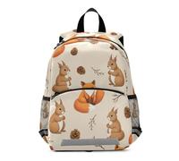 Small Toddler Backpack for Boys Girls, Cute Squirrels Kids School Backpacks Kindergarten Backpacks 3-6 Years, Medium