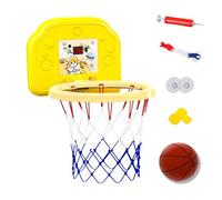 Small Toddler Basketball Hoop - Automatic Basketball Hoop Score | 24.5 x 26 x 31 cm Indoor Basketball Hoop Toy, Easy to Install Without Basketball Net Drilling for