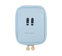 Small Toiletry Bag - Portable Toiletry Case - Lightweight Storage Bag with Multiple Compartments, Space Saving Travel Accessories for Camping, blue, Consulte la descripción, See description