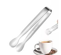 Small Tongs | Stainless Steel Serving Tongs for Food Parties - Portable Snack Tongs, Durable Cold Meat Tongs, Convenient Tongs for BBQ, Tea, Bar