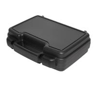 Small Tool Box Drop Resistant Plastic Tool Case 10.2x7.1x3 Inch Portable Hard Case with Foam Insert Handle and Buckle for Tools Storage and Accessories