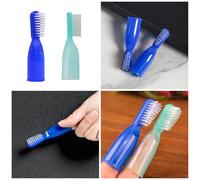 Small Toothbrushes Travel Size Toothbrush Prison Toothbrush Finger Toothbrushes for Travel Home Prison Detention House