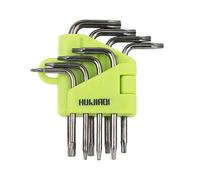Small Torx Screwdriver Set T5 T6 T7 T8 T9 T10 T15 T20 Security Torx Driver Bits Compatible with MacBook Xbox One Controller PS3 PS4 HDD Computer Repair