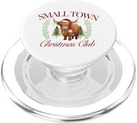 Small Town Christmas Club Highland Cow Farm Animal PopSockets PopGrip for MagSafe