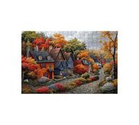 Small Town Jigsaw Puzzles for Adults 5000, Wooden 5000 Piece Jigsaw Puzzles for Adults Flower, Educational Puzzle for The Whole Family Together, Puzzle for Wall Art Home Decor 64 x 42 In LZPT-04411