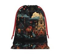 small towns L Patterned Gift Bags - Add a touch of formality to weddings, Christmas, birthdays, and anniversaries - (S - L)