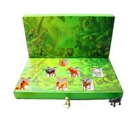Small Toy Animals 24-piece Tiny Educational Playset Jungle Party Favors