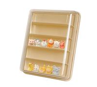 Small Toys Collectible Box | Clear Action Figure Display Case - Display Cabinet with Multiple Compartments for Bedroom, Living Room, Table, Wall, Kids's Room