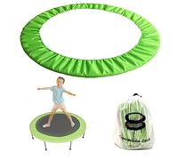 Small Trampoline Spring Cover 38 Inch Replacement Safety Pad for Mini Trampoline 3 Layer Protect Tear-Resistant Oxford Cloth Easy to Install Replacement for Home, Gym - Multiple Colour (Green)