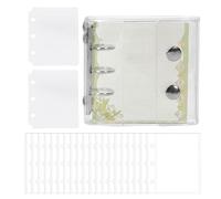 Small Transparent Folder,Photo Storage Book - Photo Card Storage Folder - For Receipts Tickets Accessories Small Students Teachers Office Staff Escue