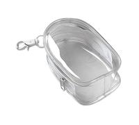 Small Transparent Purse, Mini Clear Bag Key Chain Attached Transparent Pouch Purse - Multifunctional Charging Cable Pockets with Zip, d, see description, See description
