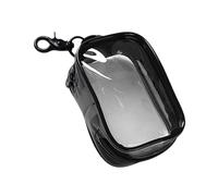 Small Transparent Purse, Mini Clear Bag Key Chain Attached Transparent Pouch Purse - Multifunctional Charging Cable Pockets with Zip, a, see description, See description