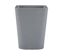 Small Trash Can Plastic Wastebasket Round Garbage Container Bin Space Saving Trash Can for Office Home Small Garbage Container Bin Fits Under Desk Design Easy to Clean (grey)