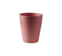 Small Trash Can Plastic Wastebasket Round Garbage Container Bin Space Saving Trash Can for Office Home Small Garbage Container Bin Fits Under Desk Design Easy to Clean (1, red)