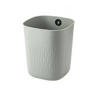 Small Trash Can Plastic Wastebasket Round Garbage Container Bin Space Saving Trash Can for Office Home Small Garbage Container Bin Fits Under Desk Design Easy to Clean (1, 1)