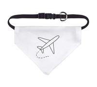 Small 'Travel Airplane' Dog/Cat/Pet Bandana (PD00064527)