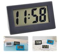 Small Travel Digital Clock,Digital Clock Battery Powered Only,Led Sm/all Battery-Operated Di/gital Cloc/k,Non Ticking Alarm Clo/ck,S/mall Digi/tal C/lock for Home,Easy to Read Bedside Clo/cks(Black)