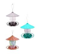 Small Tray Garden Having Hummingbirds and Drainage Oz 40 Feeder Capacity Clear Plastic Compatible Feeder Having Tunable Hanging Bird Birds for Outdoor Employment(Green)