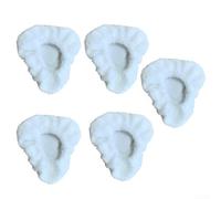 Small Triangle Microfiber Bonnets for Dupray For McCulloch Awasky Steam Cleaners Reusable MOPs Pads Deep Cleaning Tiles Hardwood 5 Pack(5 PACK)