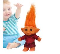 Small Troll Dolls,Christmas Ugly Little Doll | Retro Desk Ornament, Collectible Shelf Figurines, Funny Holiday Decoration for Adults Kids Room Living Room