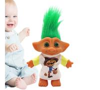 Small Troll Toy Figures, Christmas Small Whimsical Figures, Collector's Decoration for Holidays, Cute Shelf Figures & Vintage Desk Decoration for Children's Rooms