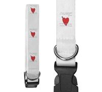Small 'True Valentines Meaning Is More Than Gifts' Dog Collar (PR00061525)