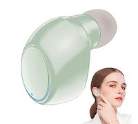 Small True Wireless Earphone - Invisible Bluetoothh Earbud, Compact In-Ear Design | Tiny Wireless Earbud with Noise Reduction, Single Ear Mode, Discreet Bluetooths Earpiece for Left or Right Ear