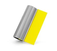 Small Tube Squeegee with Soft Blade for Vinyl Wrap, Car Film and Transfer Film, Silicone Squeegee for Window, Mirrors, Sink, Combines with Smoothing and Cleansing, 10cm Long