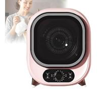 Small Tumble Dryer, 5kg Vented Condenser - Portable & Compact Mini Spin Dryer, Mini Portable Electric Clothes, For Tabletop Wall Mounted Use, Space-Saving Design(Pink)