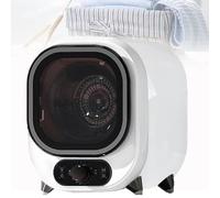 Small Tumble Dryer, 5kg Vented Condenser - Portable & Compact Mini Spin Dryer, Mini Portable Electric Clothes, For Tabletop Wall Mounted Use, Space-Saving Design(White)