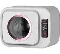 Small Tumble Dryer, Mini Electric Portable Clothes Dryer, 3 Gear Adjustment, with Stainless Steel Tub, Quick Drying In 30 Minutes, for Apartment,Home,Dorm (Color : White) Star of Light