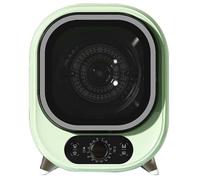 Small Tumble Dryer, Portable Condenser Tumble Dryer, 5kg Vented Tumble Dryer, Perfect for Counter Top or Wall Mounted Use, Compact, Mini Spin Dryer, 0.8kg Load Capacity(Green)