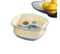 Small Turtle Tank | Full View Multi Function Areas Water Turtle Habitat | Pet Reptile Tortoise Aquarium Tank - for Hermit Crabs, Crayfish, Fish, Aquatic Pets, Reptiles