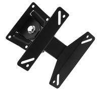 Small TV Wall Mount Swivel School Season Decor for 14-26 Inch TV | Iron Heavy-duty Welded Structure, Black Finish, Sturdy Safe Corner Mounting for Office and Living Room