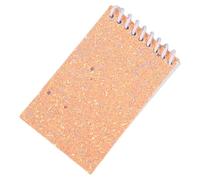 Small Twin Wire Binding Notebook Pocket Notepad 20 Unlined Wire Binding Glitter Notepad for Small Notebook Journal