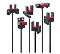 Small U-shaped Micro Photoelectric Sensor 5to24VDC Photomicrosensor Switch NPN PNP NO NC Limit Sensor slot width:6mm GT3(GT3-K06PWR)