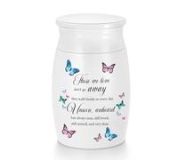 Small Urns for Human Ashes 3 Inches Mini Urn Aluminium Memorial Small Keepsake Urn Butterfly Mini Cremation Funeral Urn Ashes Holder
