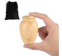 Small Urns for Human Ashes Dad Mom - Beautiful Tiny Keepsake Urns for Pets - Mini Tree of Life Urn Made of Bomboo - Hold 5 Cubic Inches of Ashes (original)